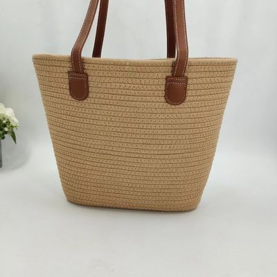 Sac à paille en tissu naturel fait à la main La combinaison parfaite de style et de fonction