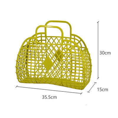 Sacs à main de vacances en plastique en PVC de mode de plage rétro pour femme