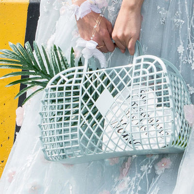 Sacs à main de vacances en plastique en PVC de mode de plage rétro pour femme
