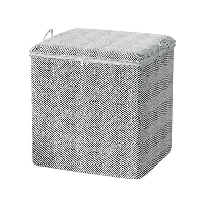 Large capacité de tissu pliable vêtements jouets panier de rangement en 80l pour la couleur personnalisée