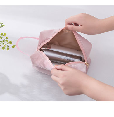 Sac en velours à boucle douce pour maquillage personnalisé et cadeaux personnalisés de demoiselles d'honneur
