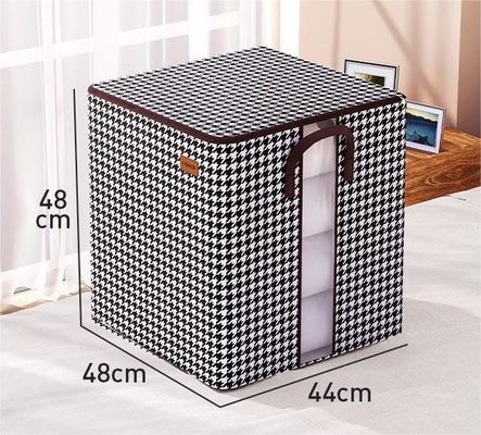 Large capacité de tissu pliable vêtements jouets panier de rangement en 80l pour la couleur personnalisée
