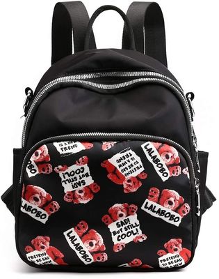 Coloris personnalisés Sac à dos petit sac à dos pour femmes filles Mini sac de jour en nylon multi-fonction sac scolaire de voyage