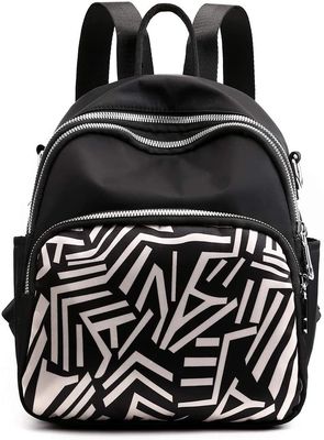 Coloris personnalisés Sac à dos petit sac à dos pour femmes filles Mini sac de jour en nylon multi-fonction sac scolaire de voyage
