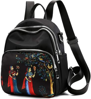 Coloris personnalisés Sac à dos petit sac à dos pour femmes filles Mini sac de jour en nylon multi-fonction sac scolaire de voyage