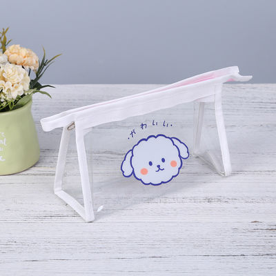 Sac de maquillage en vrac pour femmes PVC transparent imperméable à l'eau sac de toilette de voyage pour la vie quotidienne