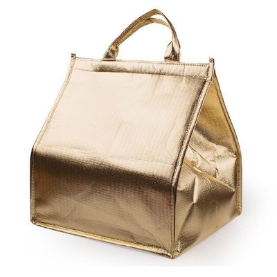 Logo personnalisé Accepté Cooler à repas isolé Sac rigide avec feuille d'aluminium Eco Friendly