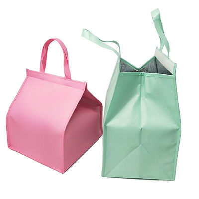 Logo personnalisé Accepté Cooler à repas isolé Sac rigide avec feuille d'aluminium Eco Friendly