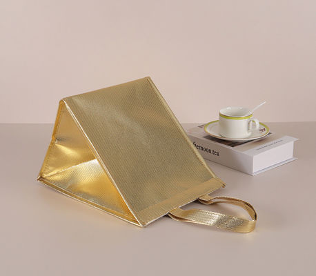 Logo personnalisé Accepté Cooler à repas isolé Sac rigide avec feuille d'aluminium Eco Friendly