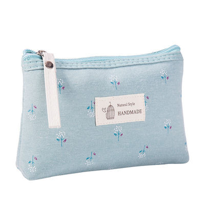 Sac cosmétique portable personnalisable pour femmes à motif solide