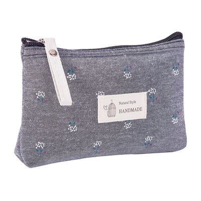 Sac cosmétique portable personnalisable pour femmes à motif solide