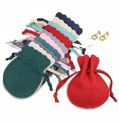 Logo personnalisé Soie Satin Poussière de velours Sac à cordes Sac à bijoux Autres décorations