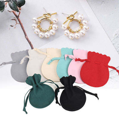 Logo personnalisé Soie Satin Poussière de velours Sac à cordes Sac à bijoux Autres décorations