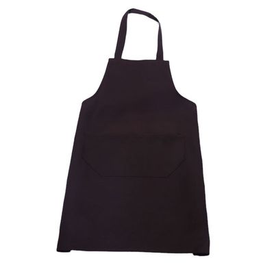 Polyester en coton noir, tablier de cuisine étanche pour la vie quotidienne, personnel de service