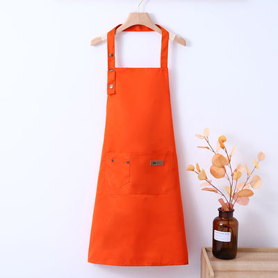 Avant-tête de coton de toile neutre avec logo personnalisé avant-tête de cuisine imperméable