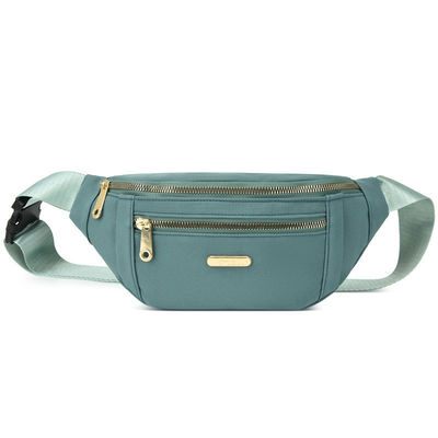 Logo personnalisé Sac à taille fermeture fermeture fermeture à glissière portable sac à dos pour la course