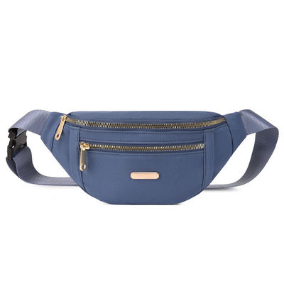 Logo personnalisé Sac à taille fermeture fermeture fermeture à glissière portable sac à dos pour la course