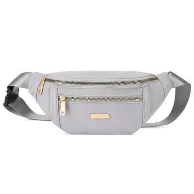 Logo personnalisé Sac à taille fermeture fermeture fermeture à glissière portable sac à dos pour la course