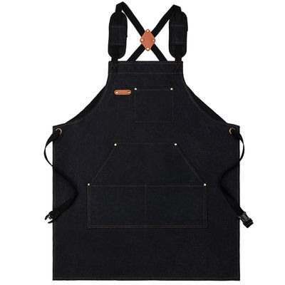 Gardienne Uniforme Chef imperméable tablier pour café Restaurants Cuisine en toile de coton