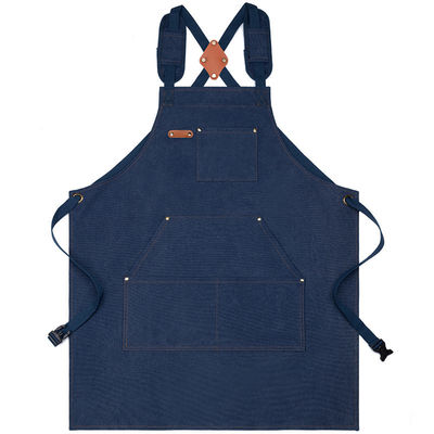 Gardienne Uniforme Chef imperméable tablier pour café Restaurants Cuisine en toile de coton