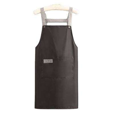 Logo personnalisé Polyester coton-chef tablier de cuisine pour la vie quotidienne dans les cafés Restaurants Cuisine
