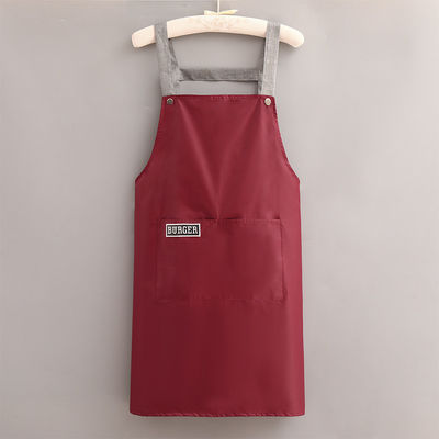 Logo personnalisé Polyester coton-chef tablier de cuisine pour la vie quotidienne dans les cafés Restaurants Cuisine
