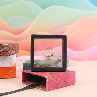 Boîte d'emballage de bijoux en PVC à couleur personnalisée pour le cadeau de montre de collier de bracelet