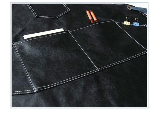 Tabou de bar de restaurant Tabou de barbecue en cuir durable avec outil de travail Tabou design et logo personnalisé