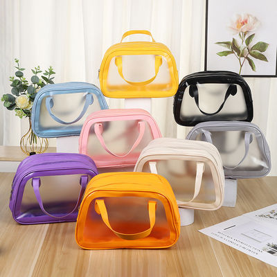 Dernière mode Logo personnalisé imprimé laser PVC sac cosmétique holographique avec fermeture à glissière