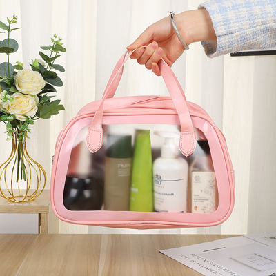 Dernière mode Logo personnalisé imprimé laser PVC sac cosmétique holographique avec fermeture à glissière