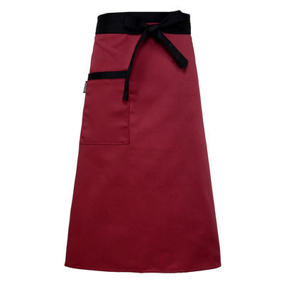 Impression personnalisée de logo Polyester Twill coton feuille de café tablier pour les hommes et les femmes