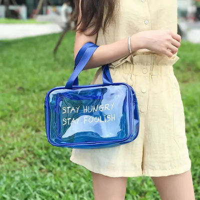 Logo personnalisé Sac de maquillage imperméable à l' eau avec fermeture à glissière pour les toilettes à la mode