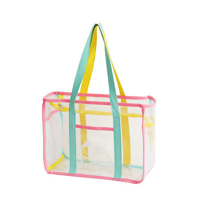 Sac à main en PVC transparent, couleurs de bonbons claires, en forme de U, sac à main pour femmes