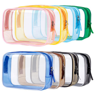 Fermeture à fermeture à glissière Sac de maquillage imperméable pour les voyages et l'organisation des toilettes