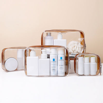 Fermeture à fermeture à glissière Sac de maquillage imperméable pour les voyages et l'organisation des toilettes