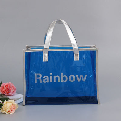 Sac en gelée PVC transparent sac de mode holographique épaule de magasinage sac en plastique pour femmes
