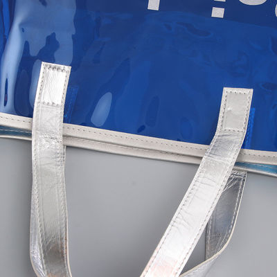 Sac en gelée PVC transparent sac de mode holographique épaule de magasinage sac en plastique pour femmes