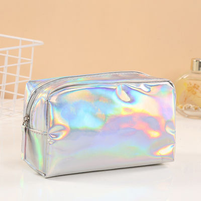 Sac en cuir laser en PU sur mesure Cas de crayon, pinceau étanche, sac de maquillage, sac cosmétique