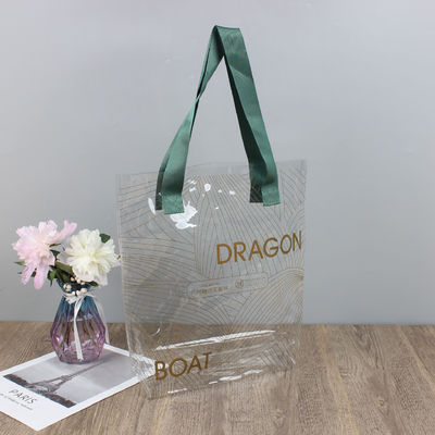Sac de plage de luxe en plastique transparent en PVC pour femmes