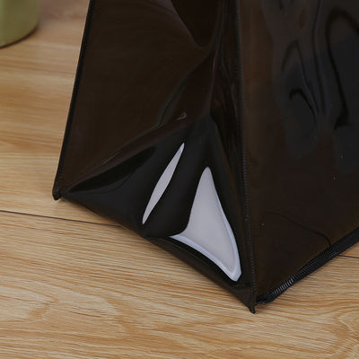 Sac cosmétique en PVC cadeau iridescent avec poignée laser