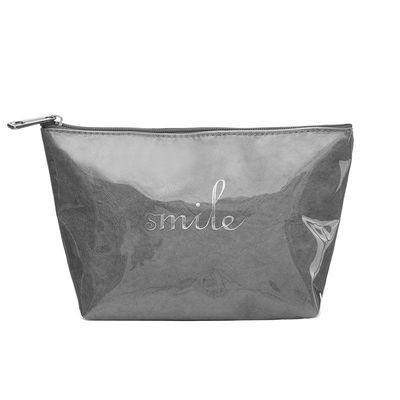 Logo personnalisé imprimé sac de rangement fermeture à glissière sac de toilette Dupont commercial de luxe pour tous les jours