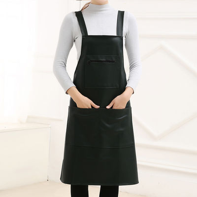 Avant-tête en cuir sur mesure pour chef styliste bar et cafés