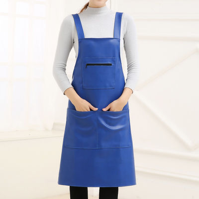 Avant-tête en cuir sur mesure pour chef styliste bar et cafés
