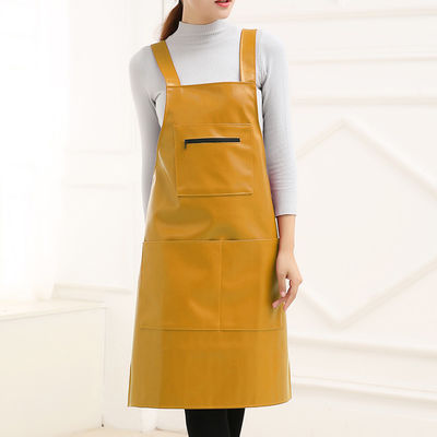 Avant-tête en cuir sur mesure pour chef styliste bar et cafés