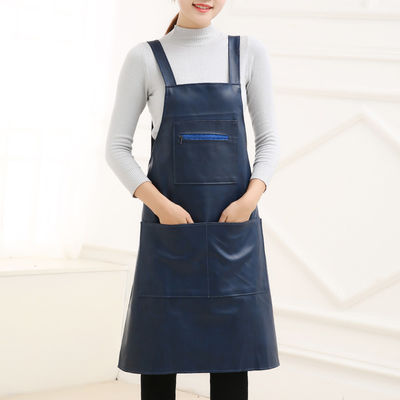 Avant-tête en cuir sur mesure pour chef styliste bar et cafés