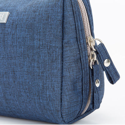 Logo personnalisé imprimé en tissu d'Oxford sac de rangement de voyage pour les produits de toilette imperméables