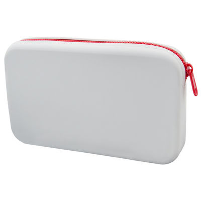 Sac de stockage de production numérique avec logo sac cosmétique imperméable à l'eau pinceau de maquillage en silicone