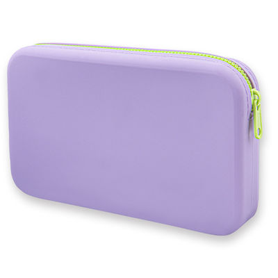 Sac de stockage de production numérique avec logo sac cosmétique imperméable à l'eau pinceau de maquillage en silicone