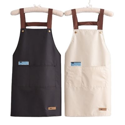 Farce de cuisine en polyester de coton coloré avec sangles réglables sur tissu de toile