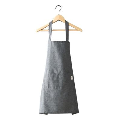 Le dernier tablier à la mode pour cuisiner et jardiner en polyester de coton noir pur